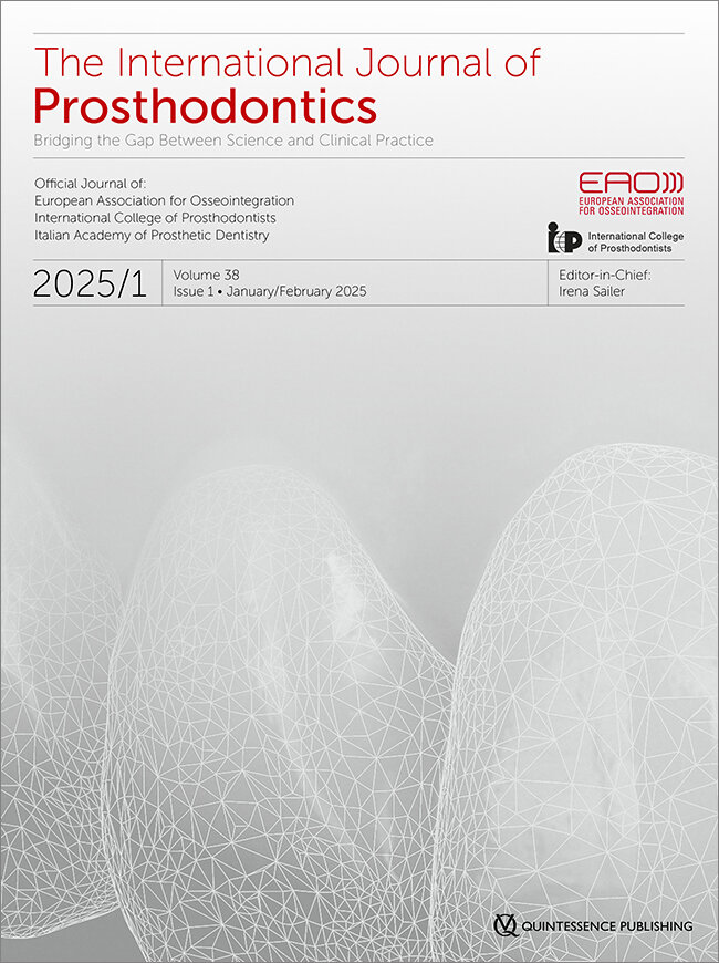 The International Journal of Prosthodontics, 1/2025