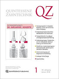 QZ - Quintessenz Zahntechnik, 1/2018