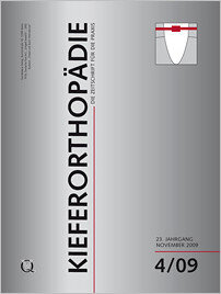 Kieferorthopädie, 4/2009