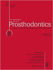 The International Journal of Prosthodontics, 3/2017