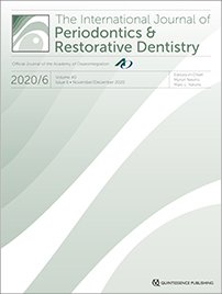 International Journal of Periodontics & Restorative Dentistry, 6/2020