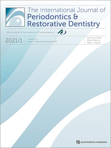 International Journal of Periodontics & Restorative Dentistry, 1/2021
