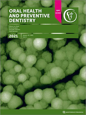 Oral Health and Preventive Dentistry, 1/2021