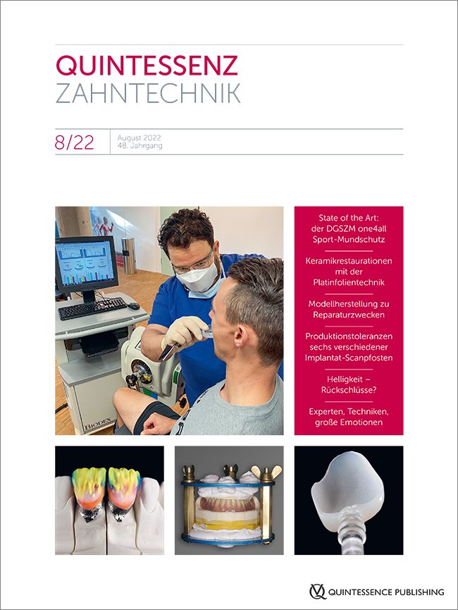 QZ - Quintessenz Zahntechnik, 8/2022