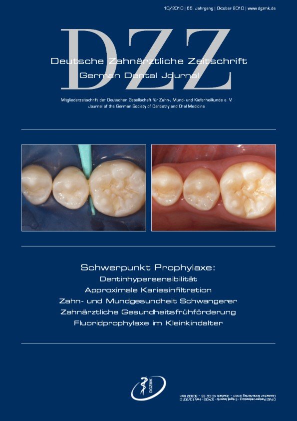 Deutsche Zahnärztliche Zeitschrift, 10/2010
