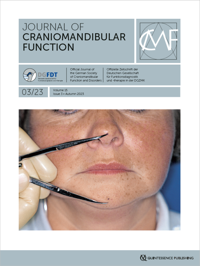 Journal of Craniomandibular Function, 3/2023