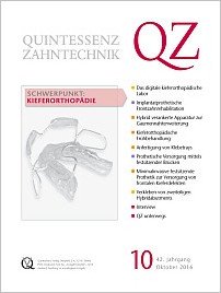 QZ - Quintessenz Zahntechnik, 10/2016