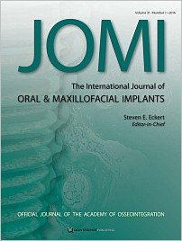 The International Journal of Oral & Maxillofacial Implants, 1/2016
