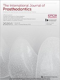 The International Journal of Prosthodontics, 1/2020