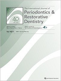 International Journal of Periodontics & Restorative Dentistry, 1/2020