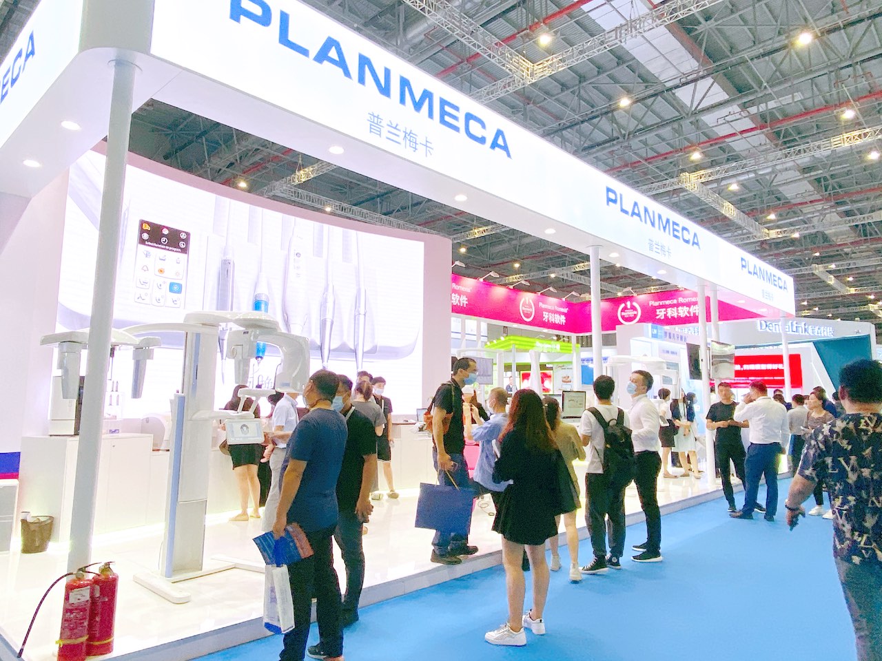 Planmeca-Stand auf der China Dental Show 2020 in Shanghai (Foto: Planmeca)