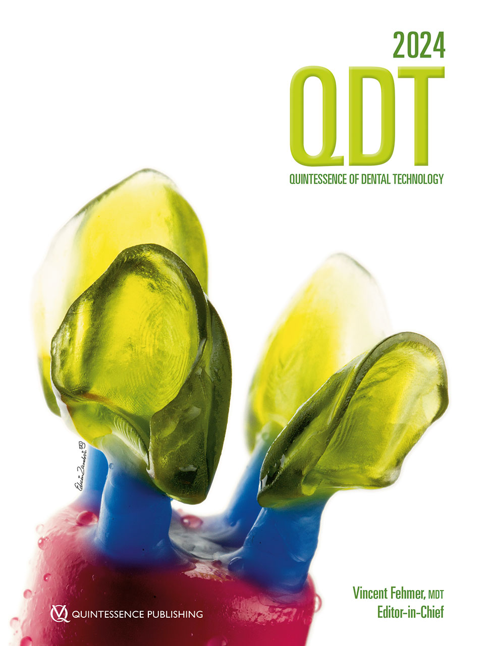 Abb. 2 Jahrbuch Quintessence of Dental Technology 2024 (QDT 2024).