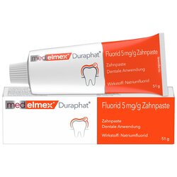 MedElmex Duraphat 5 mg/g Zahnpaste; Tripack: 3 x 51 g