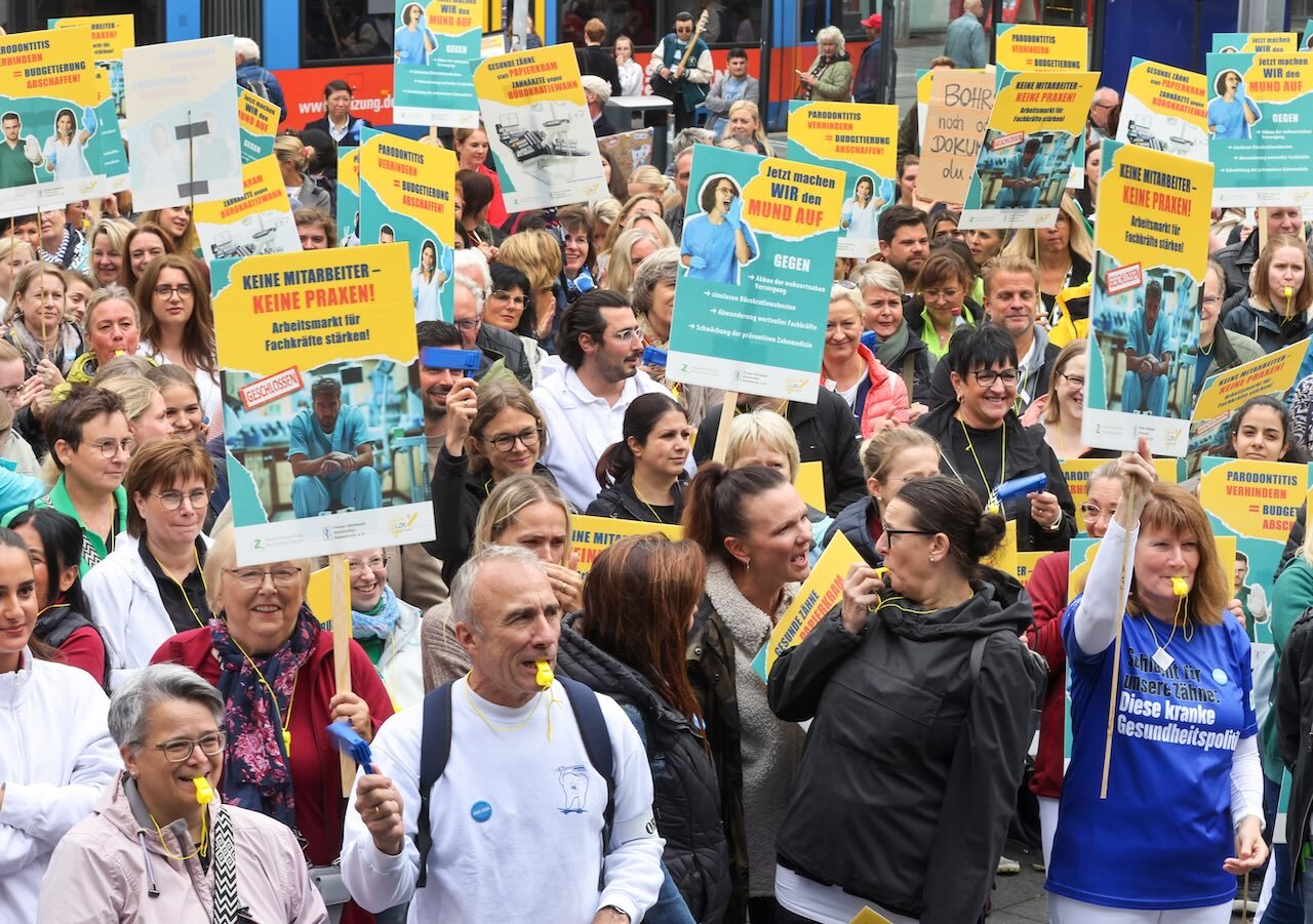 Protestaktion in Kassel