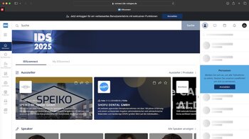 Zusätzliche Informationen, schnelles Vernetzen: IDSconnect